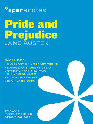 cover image of Pride and Prejudice SparkNotes Literature Guide